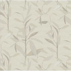 Kép 1/2 - Sketchtwenty3 Levélmintás bézs vlies tapéta Larvotto Almond 70 cm X 10 m