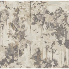 Kép 1/3 - Sketchtwenty3 Erdőt ábrázoló festmény hatású bézs vlies poszter tapéta Serene Natural 280 cm X 3 m