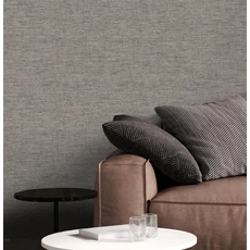 Kép 2/2 - Sketchtwenty3 Szövethatású sötétszürke vlies tapéta Sisco Soot 53 cm X 10 m