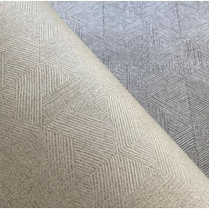 Kép 2/2 - Sketchtwenty3 Geometriai mintás arany színű vlies tapéta Modena Flaxen 53 cm X 10 m