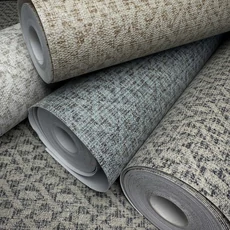 Kép 9/11 - Sketchtwenty3 Apró geometriai mintás kék vlies tapéta Roma Peacock 53 cm X 10 m