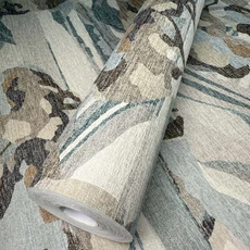 Kép 5/10 - Sketchtwenty3 Mediterrán fákat ábrázoló kék-bézs vlies tapéta Mount Etna Sky 53 cm X 10 m