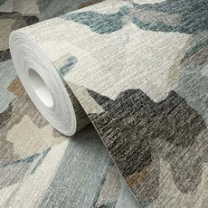 Kép 6/10 - Sketchtwenty3 Mediterrán fákat ábrázoló kék-bézs vlies tapéta Mount Etna Sky 53 cm X 10 m