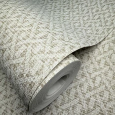 Kép 4/9 - Sketchtwenty3 Apró geometriai mintás bézs vlies tapéta Roma Linen 53 cm X 10 m