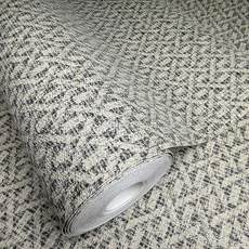 Kép 6/11 - Sketchtwenty3 Apró geometriai mintás bézs-fekete vlies tapéta Roma Tweed 53 cm X 10 m