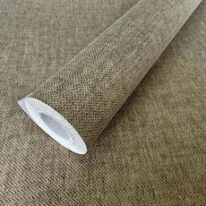 Kép 2/7 - Sketchtwenty3 Apró halszálkás barna vlies tapéta Ayora Truffle 53 cm X 10 m