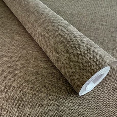 Kép 3/7 - Sketchtwenty3 Apró halszálkás barna vlies tapéta Ayora Truffle 53 cm X 10 m