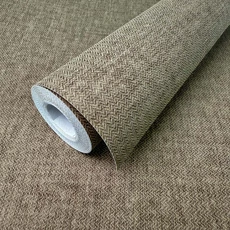 Kép 4/7 - Sketchtwenty3 Apró halszálkás barna vlies tapéta Ayora Truffle 53 cm X 10 m