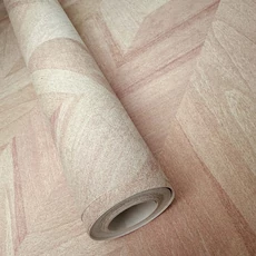 Kép 3/7 - Sketchtwenty3 Halszálka mintás faerezetes rózsaszín vlies tapéta Chelva Blush 53 cm X 10 m