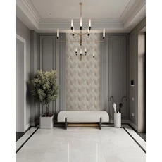 Kép 2/2 - Sketchtwenty3 Halszálka mintás faerezetes szürke vlies tapéta Chelva Smoke 53 cm X 10 m