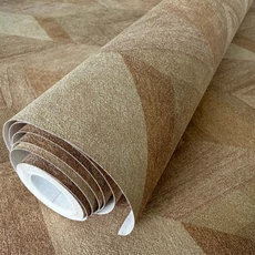 Kép 4/8 - Sketchtwenty3 Halszálka mintás faerezetes barna vlies tapéta Chelva Spice 53 cm X 10 m