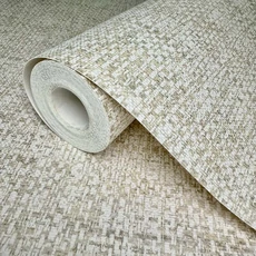 Kép 5/6 - Sketchtwenty3 Szövethatású elegáns drapp vlies tapéta La Lana Cotton 53 cm X 10 m