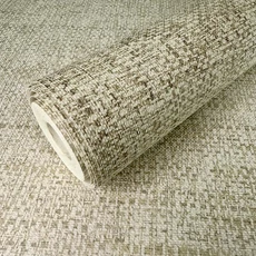 Kép 3/4 - Sketchtwenty3 Szövethatású elegáns bézs vlies tapéta La Lana Harvest 53 cm X 10 m