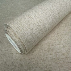 Kép 3/5 - Sketchtwenty3 Klasszikus szövetmintás bézs vlies tapéta Serra Almond 53 cm X 10 m