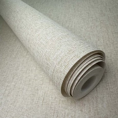 Kép 4/5 - Sketchtwenty3 Klasszikus szövetmintás bézs vlies tapéta Serra Almond 53 cm X 10 m