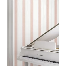 Kép 3/6 - York Csíkos vonalmintás terrakotta vlies tapéta Tandem Stripe Brick 68,58 cm X 8,22 m