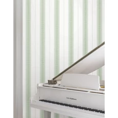 Kép 3/6 - York Csíkos vonalmintás zöld vlies tapéta Tandem Stripe Green 68,58 cm X 8,22 m