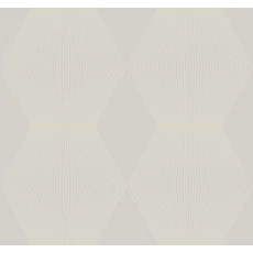Kép 1/6 - York Geometrikus elegáns halványszürke vlies taptéa Diamond Legacy tapéta Soft Grey 68,58 cm X 8,22 m