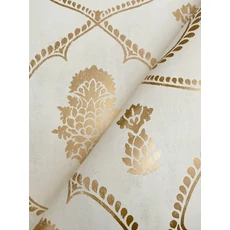Kép 4/6 - York Damaszt mintás elegáns arany vlies tapéta Royal Damask tapéta Soft Gold 68,58 cm X 8,22 m