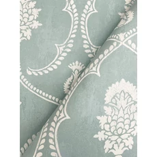 Kép 4/6 - York Damaszt mintás elegáns zöld vlies tapéta Royal Damask tapéta Jade 68,58 cm X 8,22 m