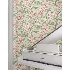 Kép 3/6 - York Virág indás rózsaszín vlies tapéta Courtyard Botanical tapéta Pink 68,58 cm X 8,22 m