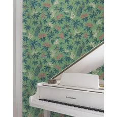 Kép 3/6 - York Páva mintás zöld vlies tapéta Peacock Estate Green 68,58 cm X 8,22 m