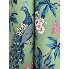 Kép 4/6 - York Páva mintás zöld vlies tapéta Peacock Estate Green 68,58 cm X 8,22 m