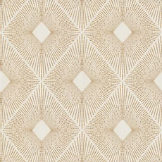 Kép 1/6 - York Elegáns geometrikus fehér-arany vlies tapéta Harlowe White/Gold 52,83 cm X 10 m