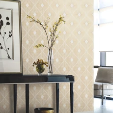 Kép 3/6 - York Elegáns geometrikus fehér-arany vlies tapéta Harlowe White/Gold 52,83 cm X 10 m