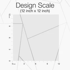 Kép 3/5 - York Modern geometrikus fehér-ezüst vlies tapéta Nazca White/Silver 52,83 cm X 10 m