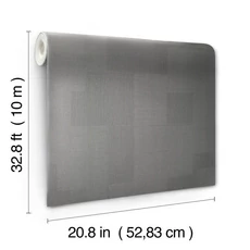 Kép 4/11 - York Vonalrajzos modern sötétszürke vinyl tapéta Contour tapéta Gunmetal 52 cm X 10 m