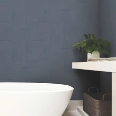 Kép 11/11 - York Vonalrajzos modern kék vinyl tapéta Contour tapéta Navy 52 cm X 10 m