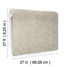 Kép 12/12 - York Faerezetes texturált barna vlies tapéta metálfénnyel Modern Wood Taupe 68,58 cm X 8,22 m