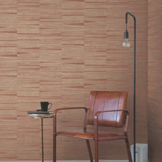 Kép 9/12 - York Vonalrajzos elegáns piros vlies tapéta finom arany fénnyel Line Stripe Brick 68,58 cm X 8,22 m