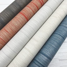 Kép 5/12 - York Vonalrajzos elegáns szürke vlies tapéta finom arany fénnyel Line Stripe Gray 68,58 cm X 8,22 m