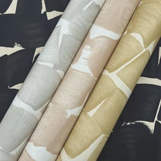 Kép 5/10 - York Modern ecsetvonás mintás púder színű vlies tapéta Brushed Ink Blush 68,58 cm X 8,22 m