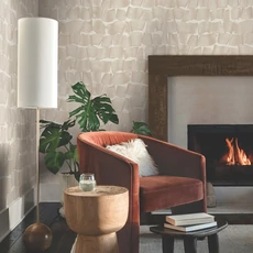 Kép 7/10 - York Modern ecsetvonás mintás púder színű vlies tapéta Brushed Ink Blush 68,58 cm X 8,22 m