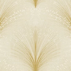 Kép 1/11 - York Metál fényes modern bézs vlies tapéta Papyrus Plume Beige 68,58 cm X 8,22 m