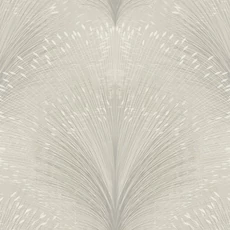 Kép 1/11 - York Metál fényes modern szürke vlies tapéta Papyrus Plume Gray 68,58 cm X 8,22 m