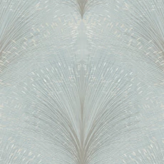 Kép 1/11 - York Metál fényes modern kék vlies tapéta Papyrus Plume Sky 68,58 cm X 8,22 m