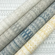 Kép 2/11 - York Szőttes hatású sárga vlies tapéta Tapestry Stitch Mustard 68,58 cm X 8,22 m