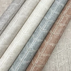 Kép 11/12 - York Chevron mintás vöröses barna vlies tapéta Flatiron Geometric Brick 52 cm X 10 m