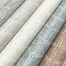 Kép 7/12 - York Chevron mintás barna vlies tapéta Flatiron Geometric Taupe 52 cm X 10 m