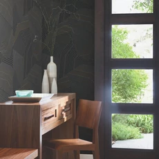 Kép 7/10 - York Modern absztrakt fekete vlies tapéta Dotted Maze Black 68,58 cm X 8,22 m