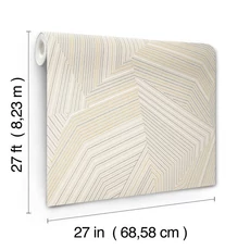 Kép 7/8 - York Modern absztrakt barna vlies tapéta Dotted Maze Taupe 68,58 cm X 8,22 m
