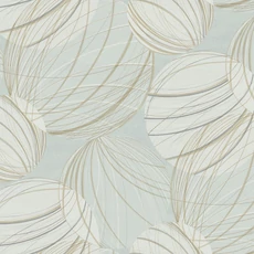 Kép 1/8 - York Absztrakt mintás vonalrajzos kék vlies tapéta Floating Lanterns Smokey Blue 68,58 cm X 8,22 m