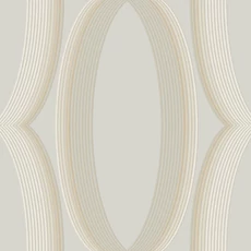 Kép 1/8 - York Ellipszis mintás bézs vlies tapéta Progression Ogee Blonde 68,58 cm X 8,22 m