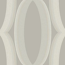 Kép 1/8 - York Ellipszis mintás szürke vlies tapéta Progression Ogee Light Neutral 68,58 cm X 8,22 m