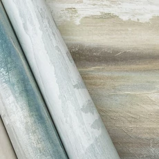 Kép 3/8 - York Színátmenetes akvarell kék vlies tapéta Soothing Mists Scenic Blue 68,58 cm X 8,22 m