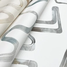 Kép 5/8 - York Absztrakt mintás modern bézs vlies tapéta Abstract Aura Caramel Cream 68,58 cm X 8,22 m